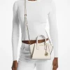 Bolsa satchel em pele e camurça Avril extrapequena | Michael Kors [PT]