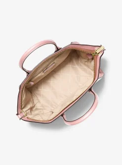 Bolsa satchel em pele e camurça Avril grande | Michael Kors [PT]