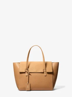 Bolsa satchel em pele granulada costurada à mão Sophia | Michael Kors [PT]