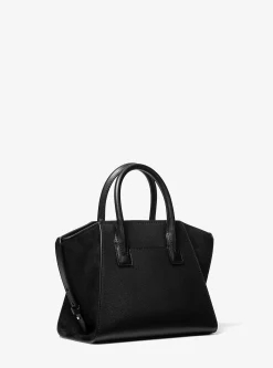 Bolsa Satchel em pele granulada Avril pequena | Michael Kors [PT]