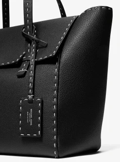Bolsa satchel em pele granulada costurada à mão Sophia | Michael Kors [PT]
