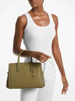 Bolsa Satchel em pele Laila média | Michael Kors [PT]
