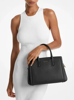 Bolsa Satchel em pele Laila média | Michael Kors [PT]