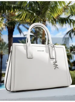 Bolsa Satchel em pele Laila média | Michael Kors [PT]