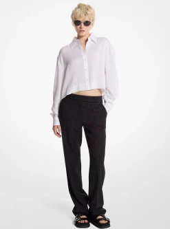 Camisa de cetim curta | Michael Kors [PT]