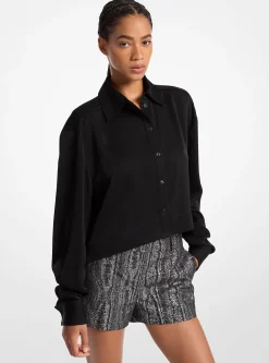 Camisa de cetim curta | Michael Kors [PT]