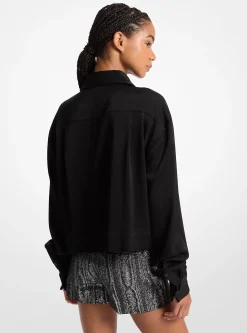 Camisa de cetim curta | Michael Kors [PT]