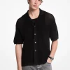 Camisa em algodão em malha aberta | Michael Kors [PT]