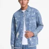 Camisa em ganga salpicada desfiada | Michael Kors [PT]