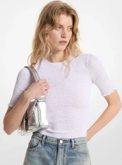 Camisa em georgette franzido | Michael Kors [PT]