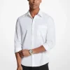 Camisa em mistura de algodão justa | Michael Kors [PT]