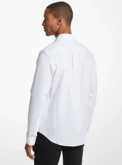 Camisa em mistura de algodão justa | Michael Kors [PT]