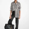 Camisa em tela de algodão com estampado de cobra | Michael Kors [PT]