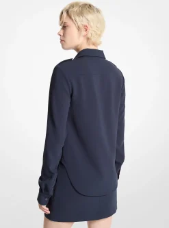 Camisa funcional em crepe | Michael Kors [PT]
