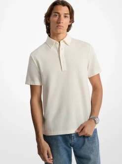Camisa oxford em piqué em mistura de algodão | Michael Kors [PT]