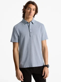 Camisa oxford em piqué em mistura de algodão | Michael Kors [PT]