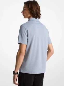Camisa oxford em piqué em mistura de algodão | Michael Kors [PT]