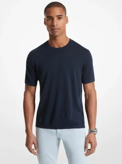 Camiseta em mistura de linho | Michael Kors [PT]