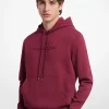 Camisola com capuz em mistura de algodão com logótipo em relevo | Michael Kors [PT]