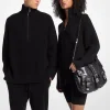 Camisola com fecho até meio em mistura de lã e caxemira | Michael Kors [PT]