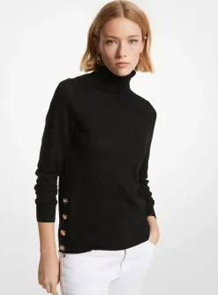 Camisola de gola alta em lã merino | Michael Kors [PT]
