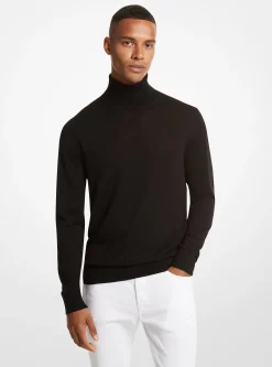 Camisola de gola alta em lã merino | Michael Kors [PT]
