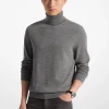 Camisola de gola alta em lã merino | Michael Kors [PT]