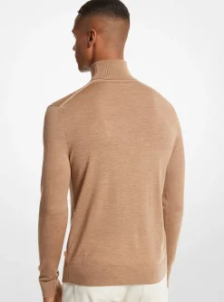 Camisola de gola alta em lã merino | Michael Kors [PT]