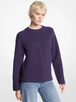 Camisola de lã canelada | Michael Kors [PT]