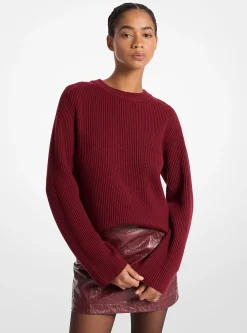 Camisola de lã canelada | Michael Kors [PT]