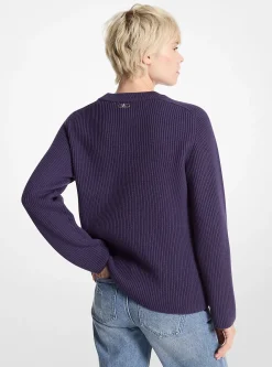 Camisola de lã canelada | Michael Kors [PT]
