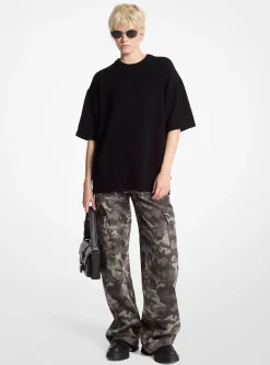 Camisola de manga curta em mistura de lã e caxemira | Michael Kors [PT]