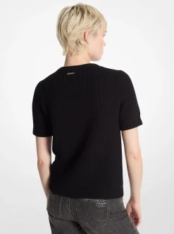 Camisola de manga curta em lã | Michael Kors [PT]