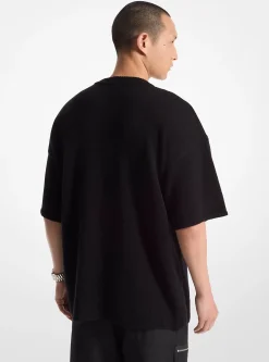 Camisola de manga curta em mistura de lã e caxemira | Michael Kors [PT]