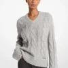Camisola em malha entrançada em mistura de alpaca | Michael Kors [PT]