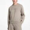 Camisola em mistura de algodão com logótipo em relevo | Michael Kors [PT]