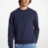 Camisola em mistura de algodão com logótipo em relevo | Michael Kors [PT]