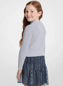 Camisola em mistura de algodão com logótipo adornado | Michael Kors [PT]