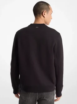 Camisola em mistura de algodão com logótipo em relevo | Michael Kors [PT]