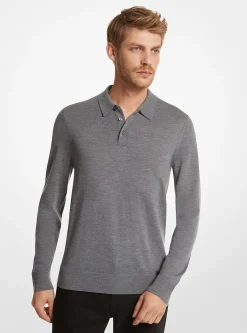 Camisola polo em lã merino | Michael Kors [PT]