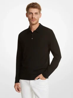 Camisola polo em lã merino | Michael Kors [PT]