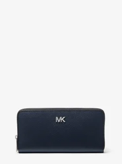 Carteira com fecho de correr à volta em pele Edison | Michael Kors [PT]