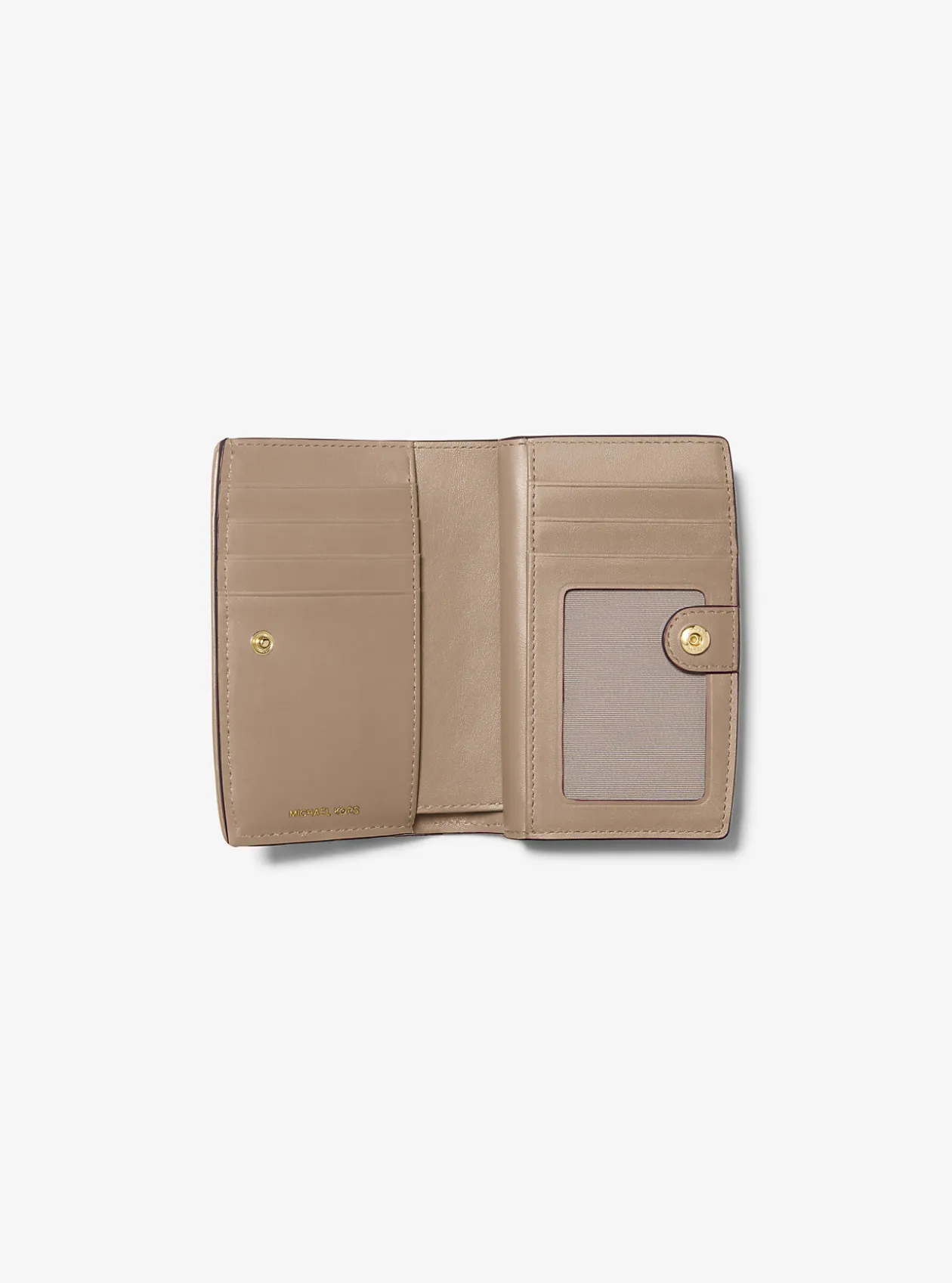 Carteira com logótipo em jacquard Bryant média | Michael Kors [PT]