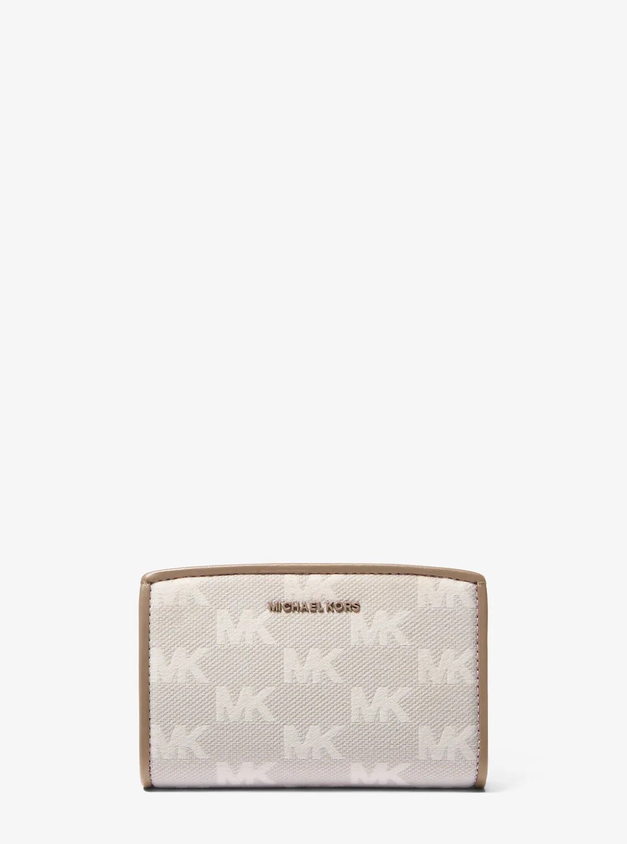 Carteira com logótipo em jacquard Bryant média | Michael Kors [PT]