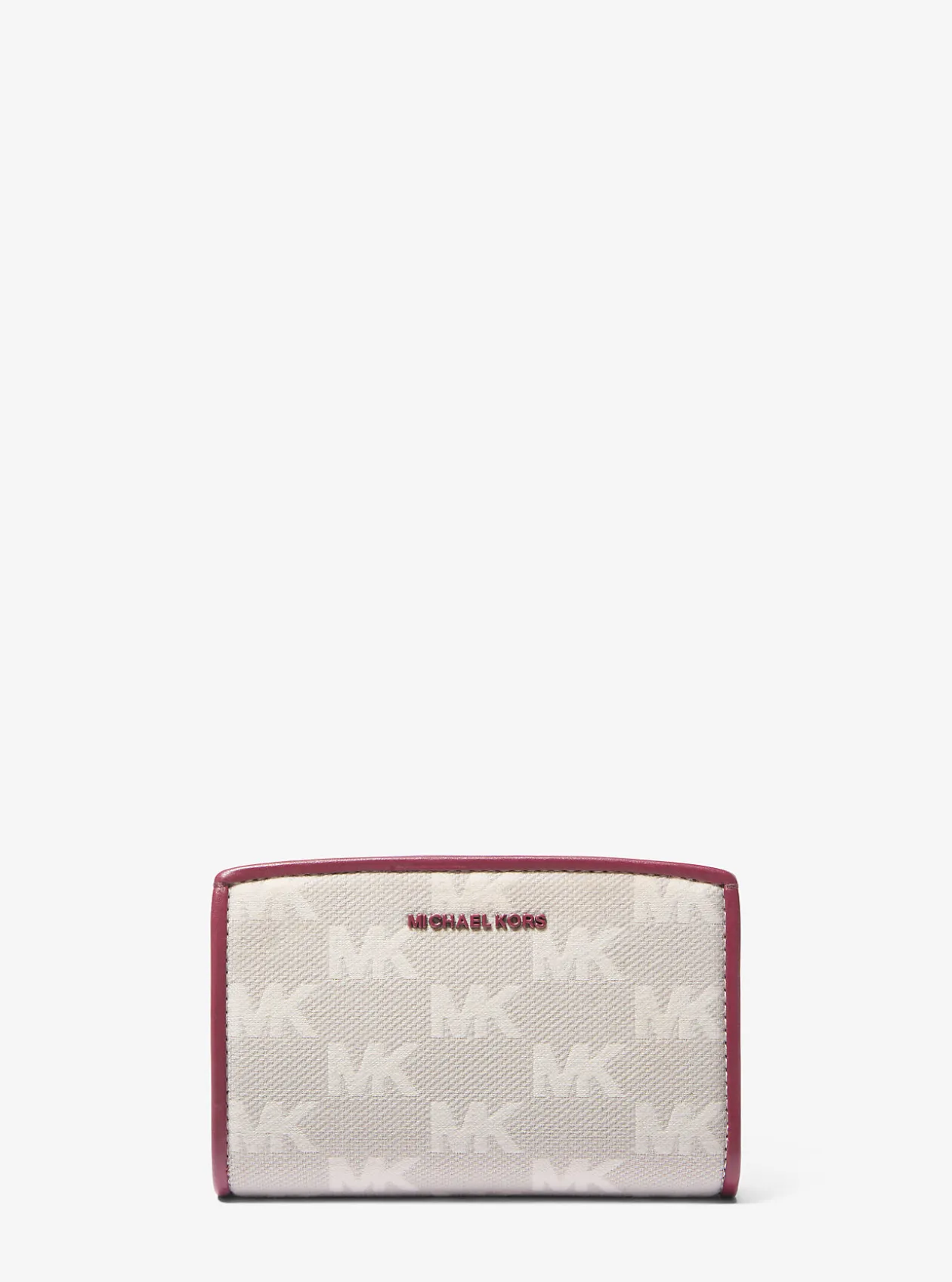 Carteira com logótipo em jacquard Bryant média | Michael Kors [PT]
