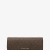 Carteira com mola de pressão à frente com logótipo exclusivo Jet Set grande | Michael Kors [PT]