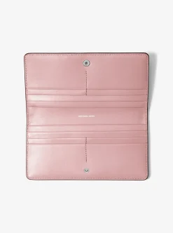Carteira com mola de pressão à frente em pele granulada Bryant grande | Michael Kors [PT]