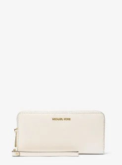 Carteira continental em pele granulada grande Jet Set Travel | Michael Kors [PT]