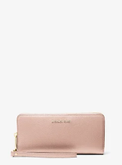 Carteira continental em pele granulada grande Jet Set Travel | Michael Kors [PT]