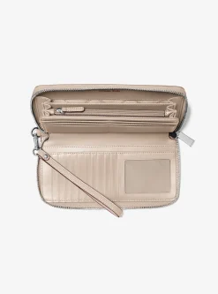 Carteira continental em pele granulada grande | Michael Kors [PT]
